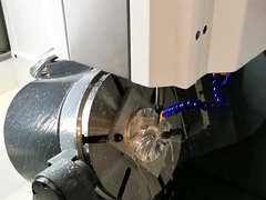 고 정밀 금속 5 축 CNC 가공 스테인리스 스틸 구리 알루미늄 엔진 하우징