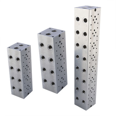 알루미늄 합금 알루미늄 6061 수압 실린더 밸브 블록