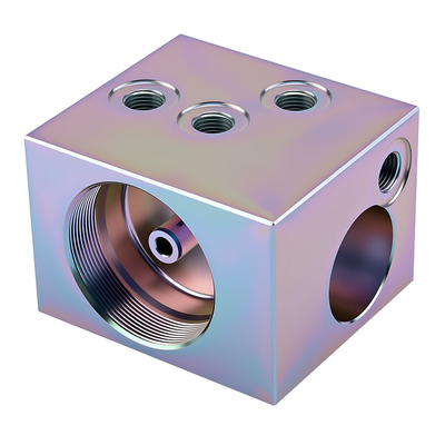 CNC Machined Hydraulic Manifold Block for Marine Equipment